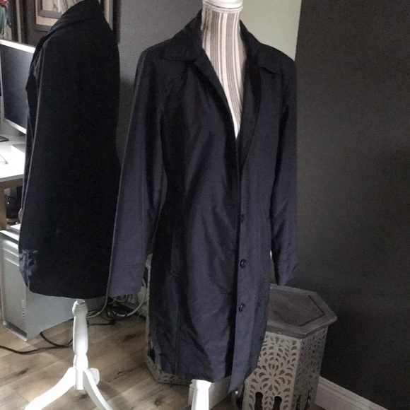 1 hour sale🔥Guess, black trench coat style jacket - Picture 4 of 10